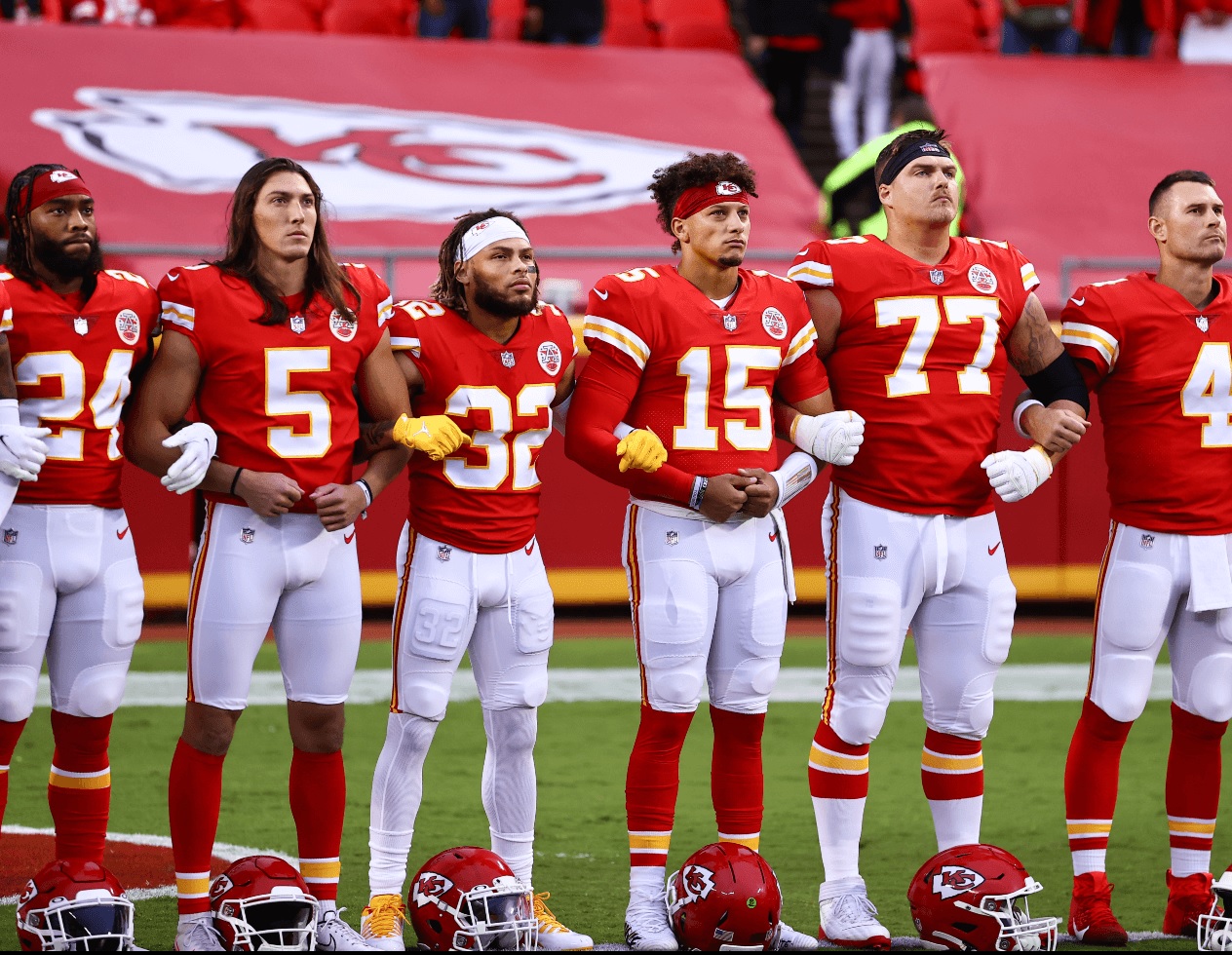Patrick Mahomes and the Kansas City Chiefs have some famous fans