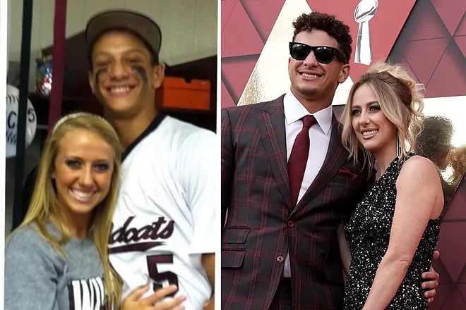 Patrick and Brittany Mahomes' before and after pictures show their glow up