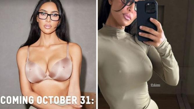 Kim Kardashian baffles fans with Skims new ‘nipple bra’