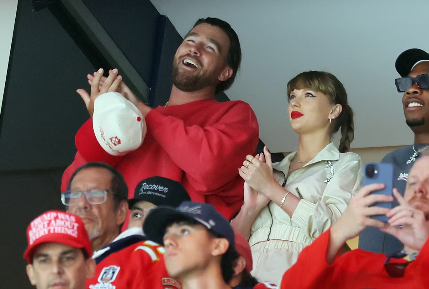 Kylie Kelce has very relatable response to Travis claiming he and Taylor Swift have never argued