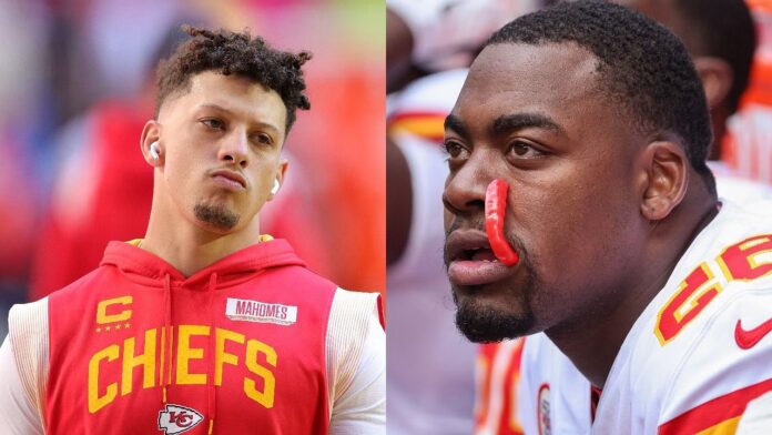 Patrick Mahomes clears the air on Chris Jones' unsettled Chiefs future