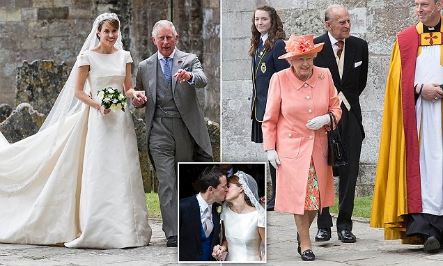 What is the tragic saga that explains why Prince Charles walked Diana's Goddaughter down the aisle - even though her own father was there in the church?