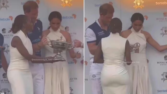 Meghan Markle left red-faced after 'awkward, cringeworthy' moment with Prince Harry