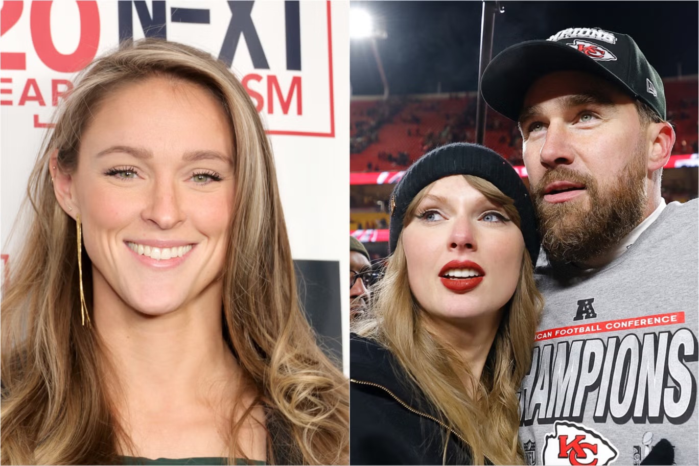 Kylie Kelce has very relatable response to Travis claiming he and Taylor Swift have never argued