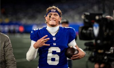 Giants Quarterback Jaxson Dart Forced Into Medical Tent After Brutal Hit, Sparking Fresh Concussion Fears