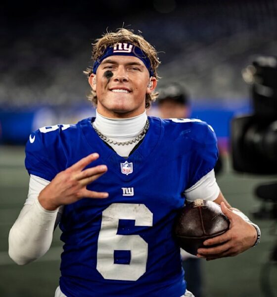 Giants Quarterback Jaxson Dart Forced Into Medical Tent After Brutal Hit, Sparking Fresh Concussion Fears