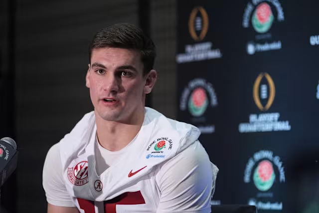 Rams Rookie Quarterback Ty Simpson Captures Attention in Formal Interview Clip Shared as “Mr. Ty Simpson”