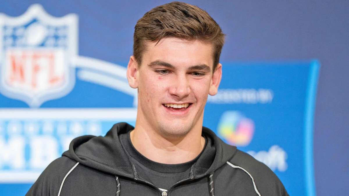 Rams Rookie Quarterback Ty Simpson Captures Attention in Formal Interview Clip Shared as “Mr. Ty Simpson”